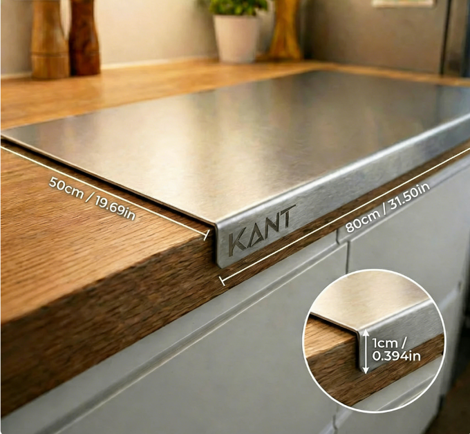 🔥LAST DAY⚡50K+ SOLD!🎁Stainless Steel Countertop Chopping Board