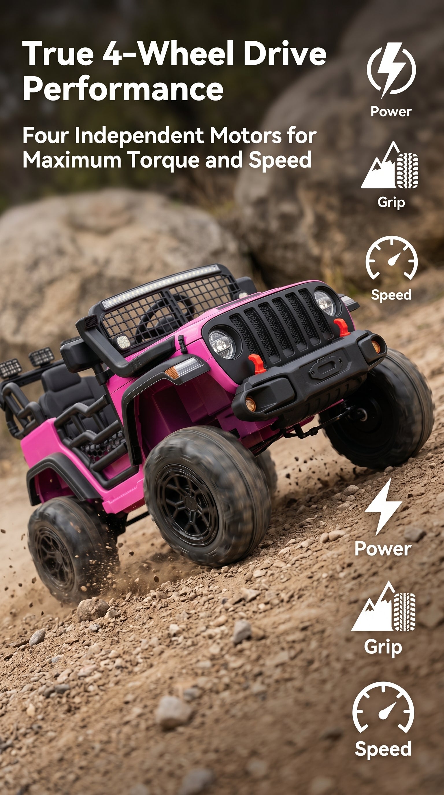 ULTIMATE 24V 4WD KIDS RIDE-ON TRUCK