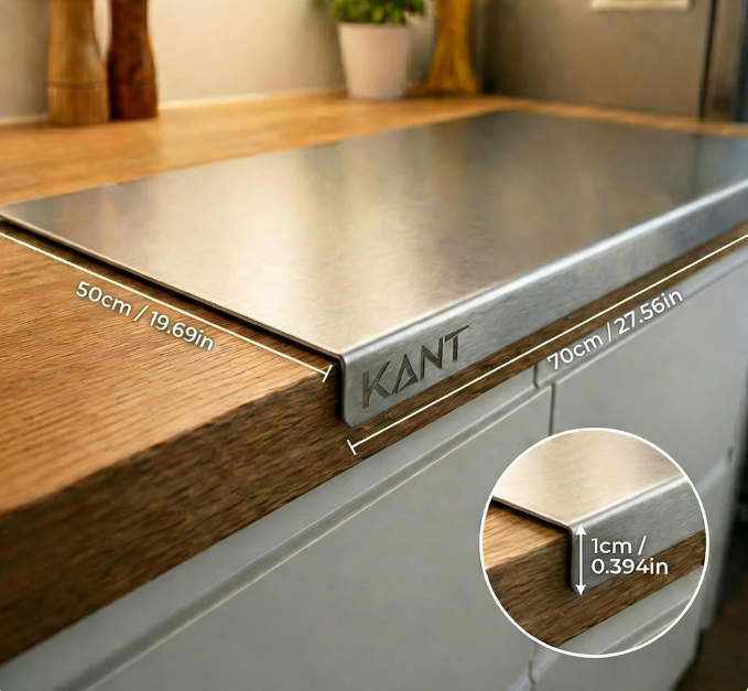 🔥LAST DAY⚡50K+ SOLD!🎁Stainless Steel Countertop Chopping Board