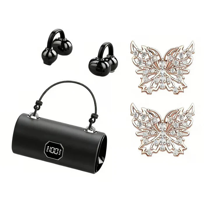 Clip-On Wireless Headphones Chic Wear