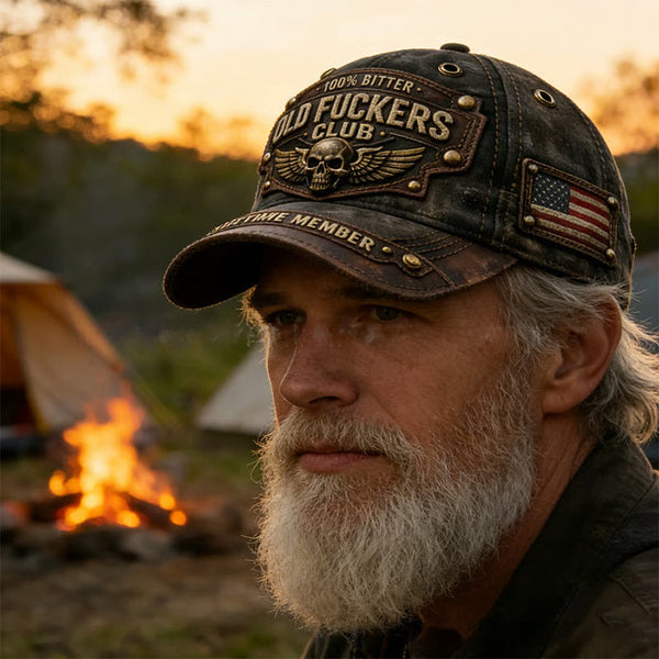 Old Fellows Vintage Embroidered Cap