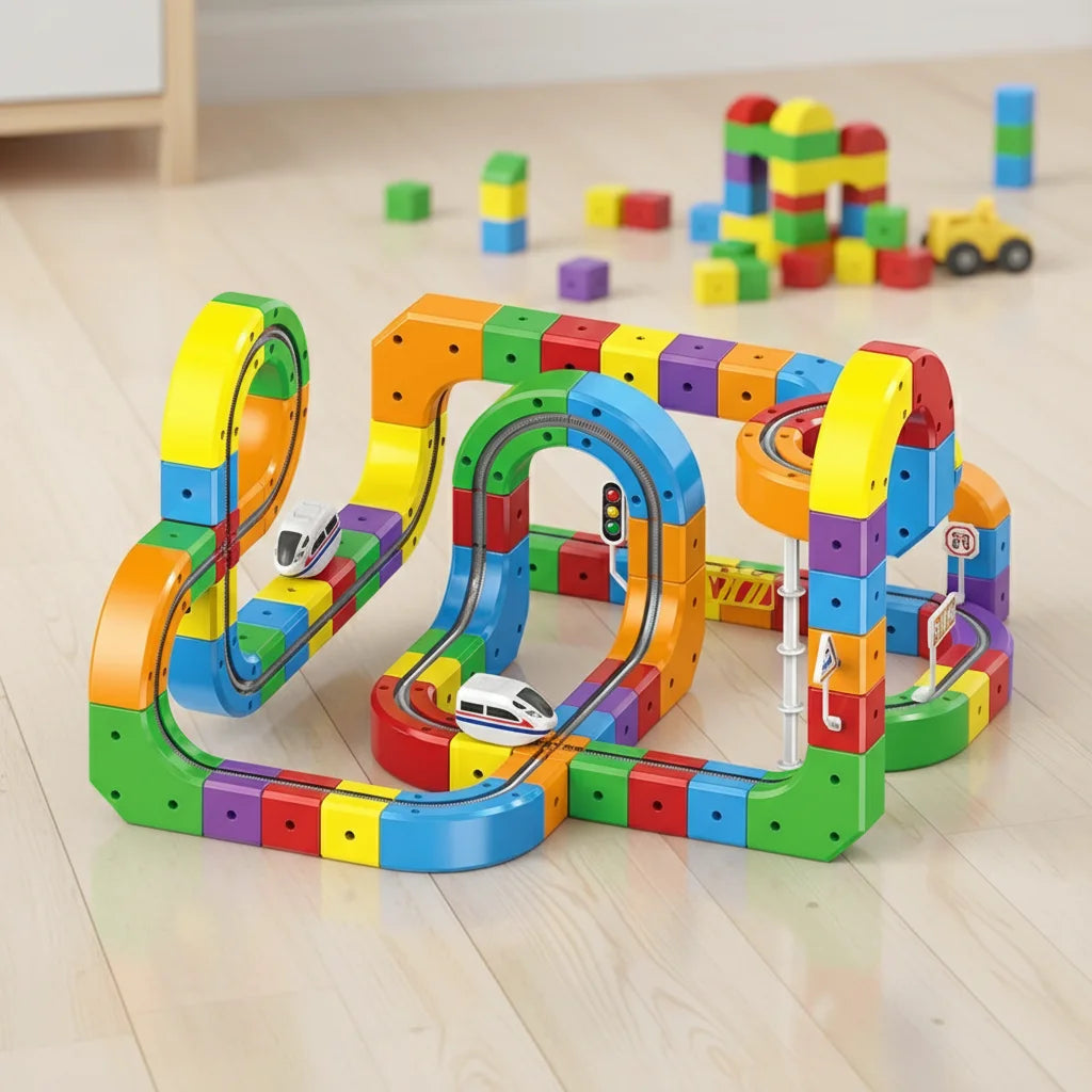 Magnetic Express Track Builder Play