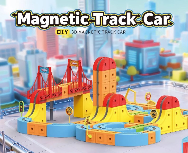 Magnetic Express Track Builder Play