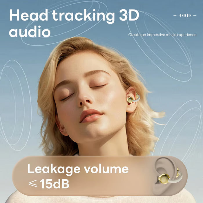 Clip-On Wireless Headphones Chic Wear